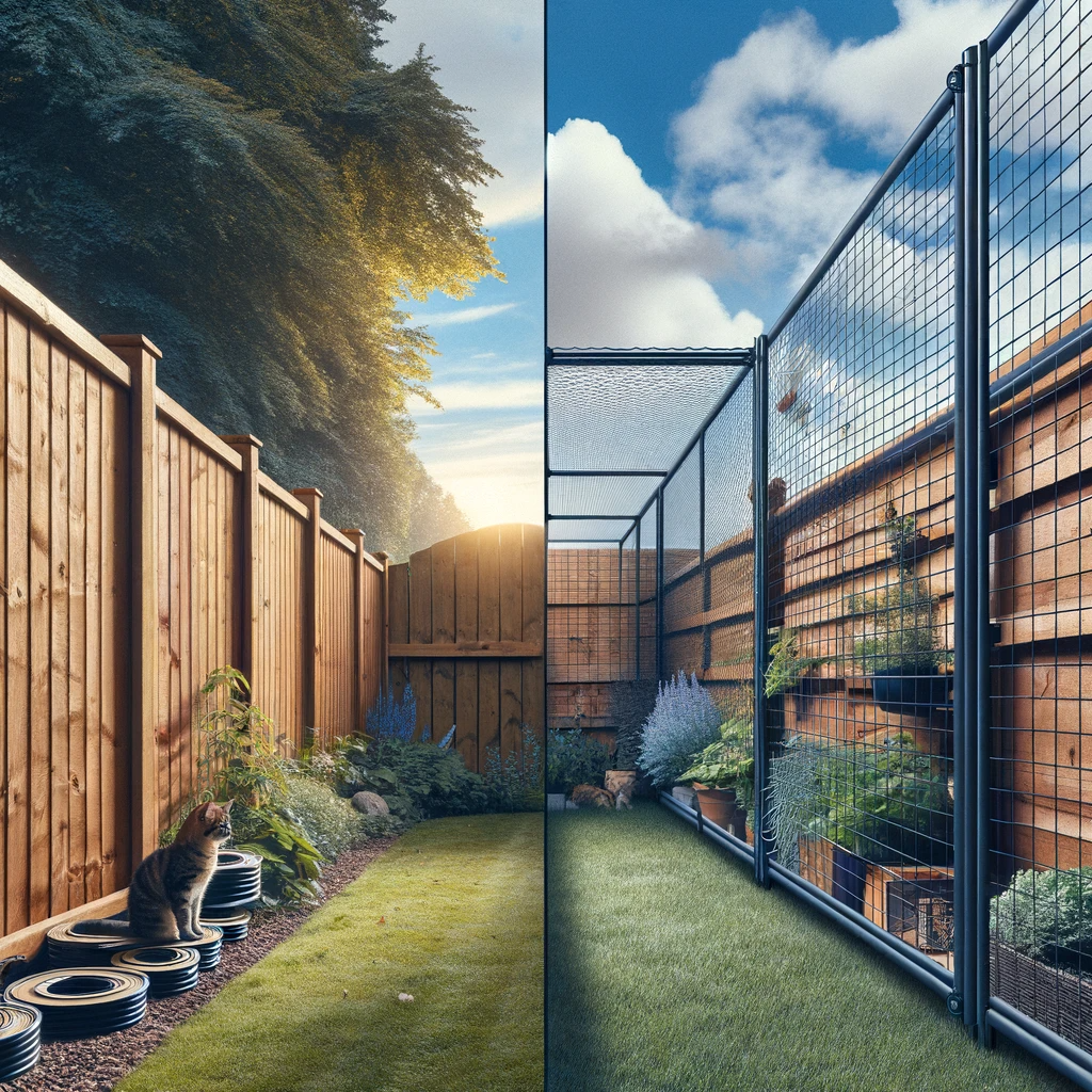 Cat fencing options best sale