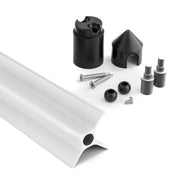 White  200 feet coyote proof roller fence kit by Oscillot